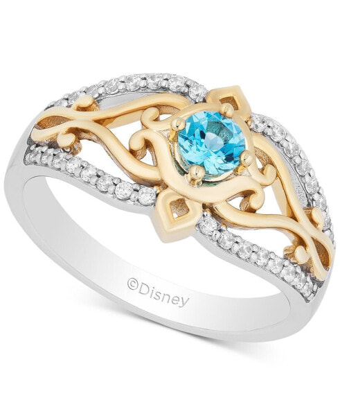 Кольцо Enchanted Disney Jasmine Blue.
