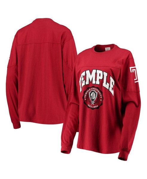 Women's Cherry Temple Owls Edith Long Sleeve T-shirt