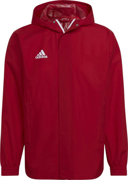 Kurtka męska Adidas Entrada 22 All-Weather czerwona r. S