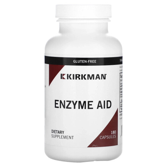 Пищеварительные ферменты Kirkman Labs Enzyme Aid, 180 капсул