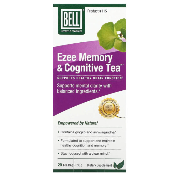 Ezee Memory & Cognitive Tea, 20 Tea Bags (30 g)