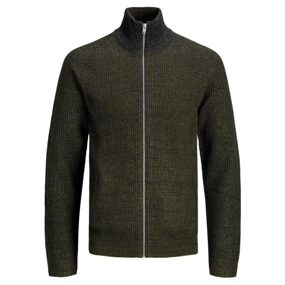 Свитер с молине JACK & JONES Full Zip Высокий воротник