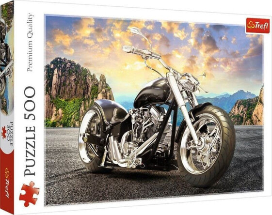 Trefl Puzzle 500 elementów Czarny motocykl