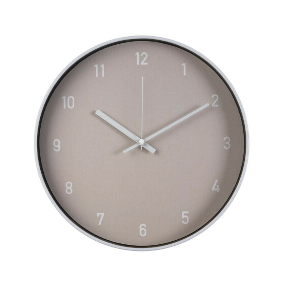 Wall Clock Versa Beige Crystal Plastic 4 x 30 x 30 cm