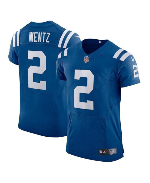 Men's Carson Wentz Royal Indianapolis Colts Vapor Elite Player Jersey