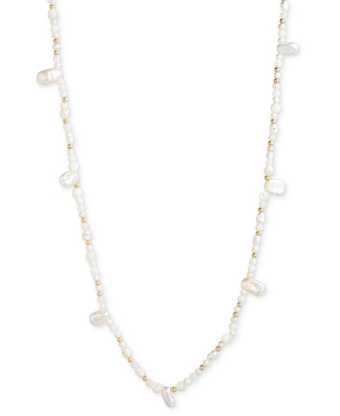 Lauren Ralph Lauren gold-Tone Beaded Strand Necklace, 32" + 3" extender