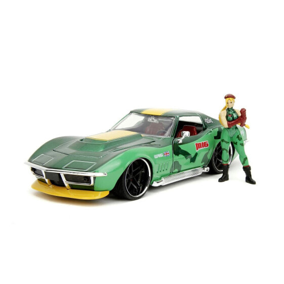 Игрушечный автомобиль Street Fighter Cammy 1969 Chevrolet Corvette Stingray Zl1