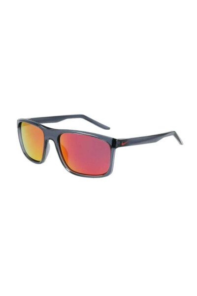 Спортивные солнцезащитные очки Nike Fire Fd 1819 021 58 унисекс, зеркальные, темно-серые