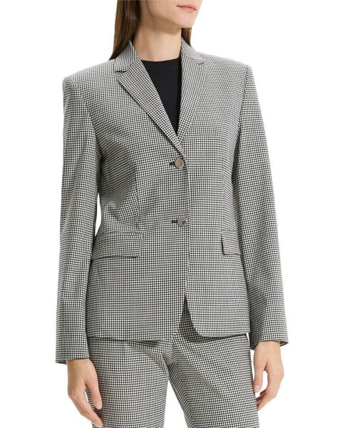 Theory Slim Wool-Blend Blazer Women's