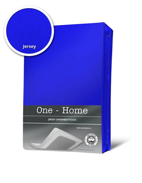 Простыня One-Home Bettlaken Boxspringbett синяя 200x220 см