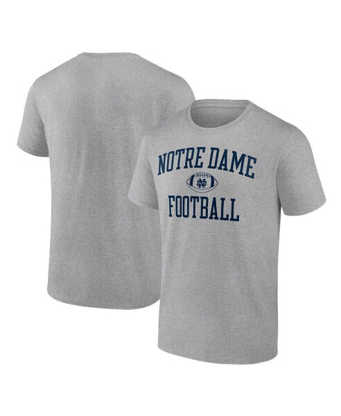 Men's Heathered Gray Notre Dame Fighting Irish First Sprint Team T-shirt