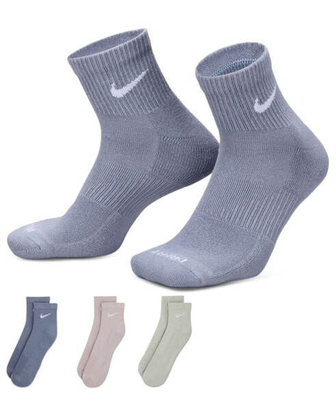 Dri-FIT Cushion Quarter Socks 3-Pack