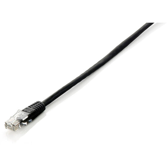 Жесткий сетевой кабель UTP кат. 6 Equip 625456 Чёрный 10 m