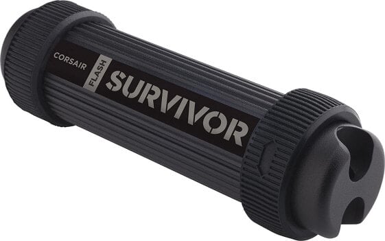 Corsair Flash Survivor Stealth 1TB USB 3.0 Hard Anodized Aircraft Aluminium Memory Stick Extreme Durability EPDM Waterproof to 200 Meters with Shock Absorption - Black