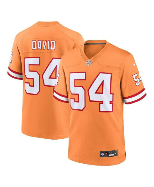 Men's Lavonte David Orange Tampa Bay Buccaneers Throwback Game Jersey