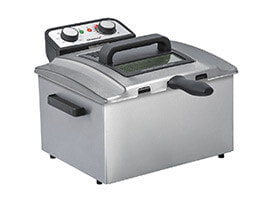 Steba DF 300 - 5 L - 190 °C - Single - Grey - Stand-alone - Stainless steel