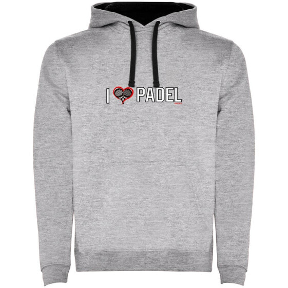 KRUSKIS I Love Padel Bicolor hoodie