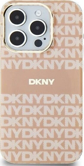 DKNY DKNY DKHMP14SHRHSEP iPhone 14 / 15 / 13 6.1" różowy/pink hardcase IML Mono & Stripe MagSafe