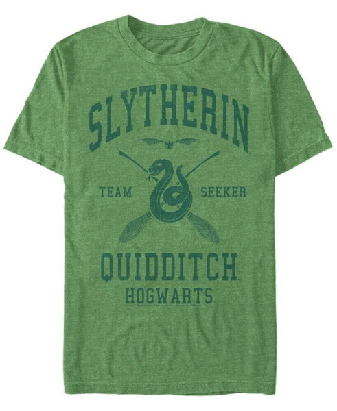 Men's Slytherin Seeker Short Sleeve Crew T-shirt