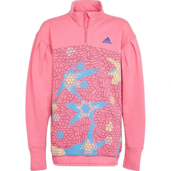 Куртка спортивная Adidas Power Loose Half-Sweatshirt