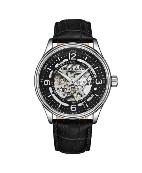 Наручные часы Stuhrling Depthmaster Stainless Steel 43mm Watch.