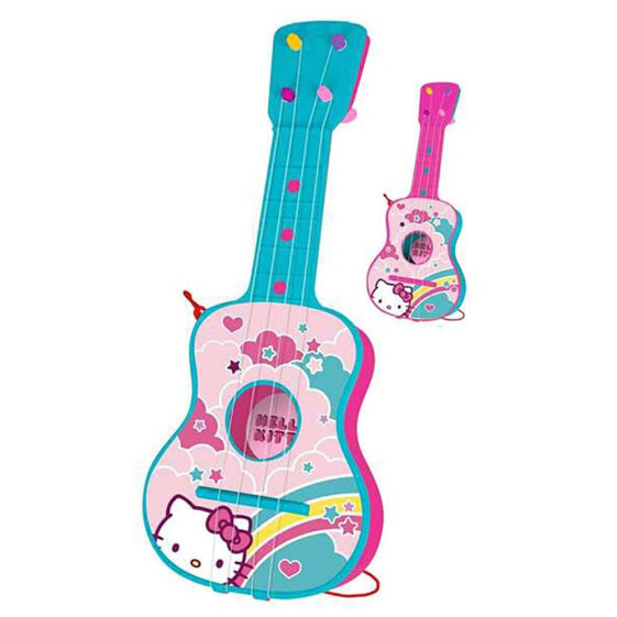 REIG MUSICALES 4 Strings Guitar In Hello Kitty Case