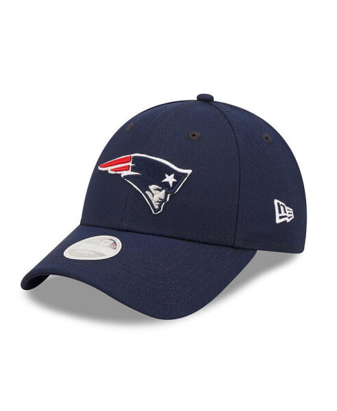 Women's Navy New England Patriots Simple 9FORTY Adjustable Hat