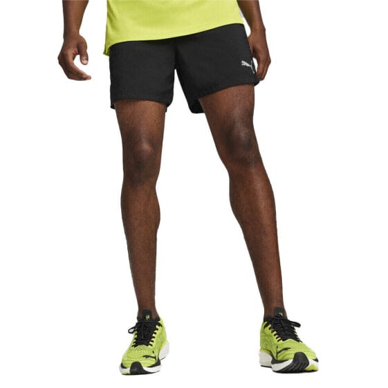 Puma Run Favorite Velocity 5 Inch Athletic Shorts Mens Black Casual Athletic Bot