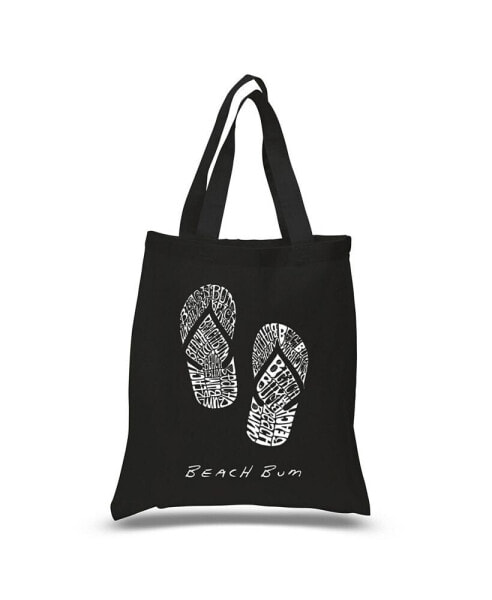 Beach Bum - Small Word Art Tote Bag