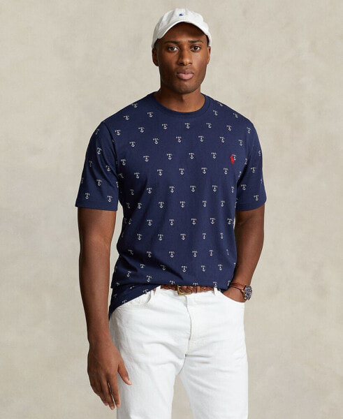 Men's Big & Tall Logo-Anchor Jersey T-Shirt