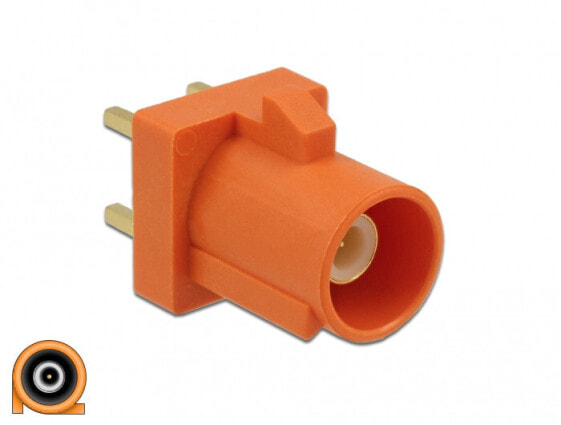 Delock 89739 - FAKRA M - Orange - Plastic - Gold - 9.4 mm - 16.9 mm
