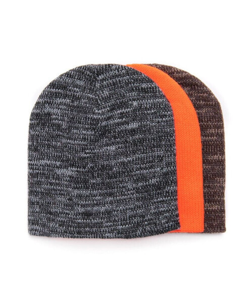 Men's 3 Pack Beanie Set