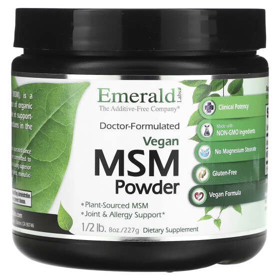 Витаминно-минеральный порошок Emerald Laboratories Vegan MSM, 227 г