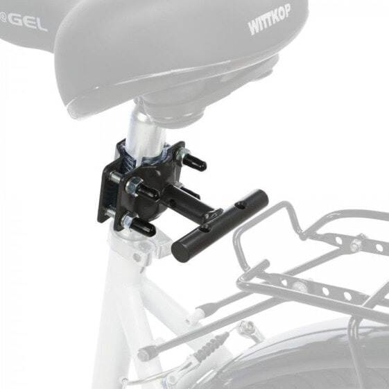 Trixie Zestaw rowerowy ze smyczą, dla średnich i dużych psów, grafitowy, w kształtcie U, M-XL
