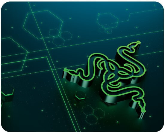 Razer Goliathus Mobile - Green - Pattern - Non-slip base - Gaming mouse pad