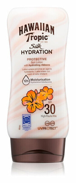 Крем для загара и ухода за кожей Silk Hydration SPF 30 от бренда Hawaiian Tropic 180 мл