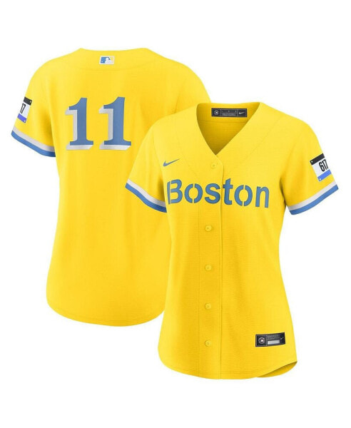 Women's Rafael Devers Gold Boston Red Sox City Connect Replica Player Jersey