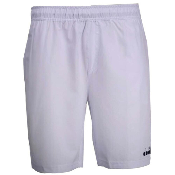 Diadora Core Bermuda Tennis Shorts Mens White Casual Athletic Bottoms 179128-200