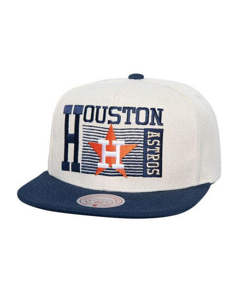 Men's Cream Houston Astros Cooperstown Collection Speed Zone Snapback Hat