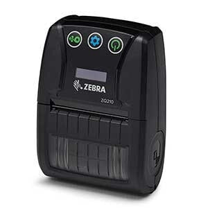 Принтер мобильный Zebra ZQ210 - Прямая термопечать - 203 x 203 DPI - 60 мм/сек - Беспроводной - Встроенный аккумулятор - Литий-ион (Li-Ion)