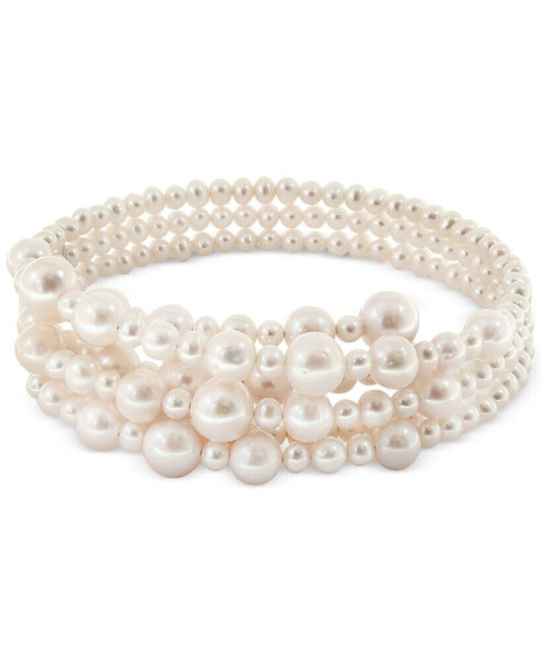 EFFY Collection pearl Lace by EFFY® Cultured Freshwater Pearl (5-1/2, 7-1/2, 10, 12mm) Coil Choker Necklace