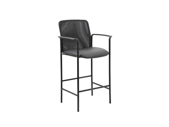 Boss Contemporary Mesh Counter Stool, Black