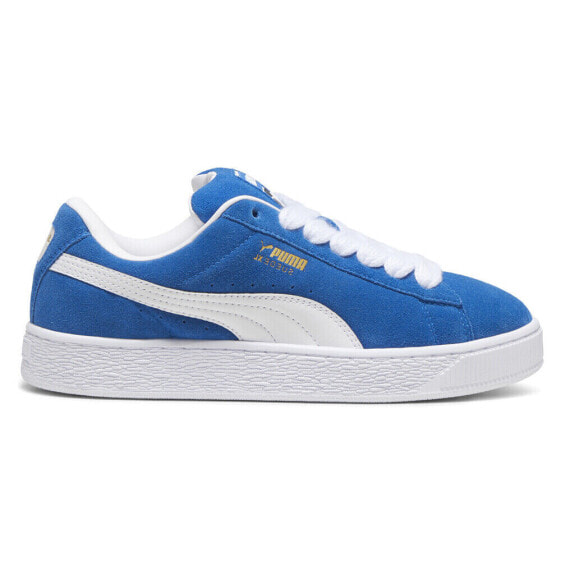 Puma Suede Xl Lace Up Mens Blue Sneakers Casual Shoes 39520501