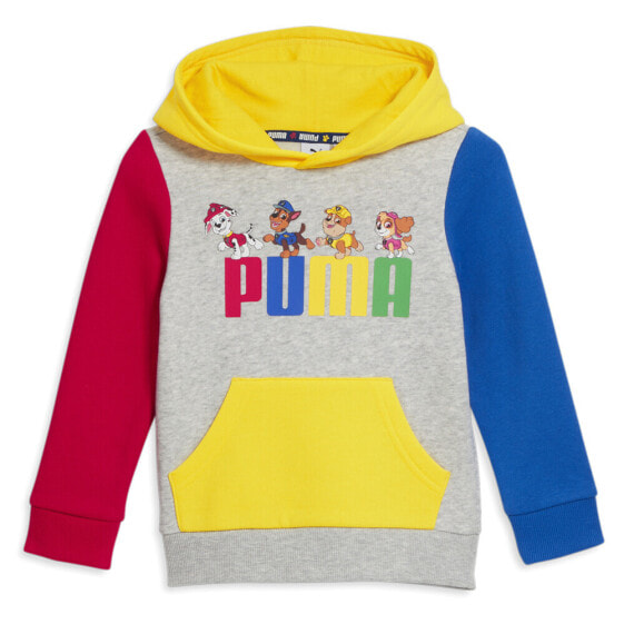 Puma X Paw Patrol Fleece Pullover Hoodie Inf Boys Grey Casual Outerwear 8597240