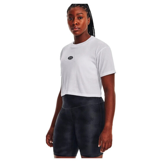 UNDER ARMOUR Branded Logo Crop short sleeve T-shirt