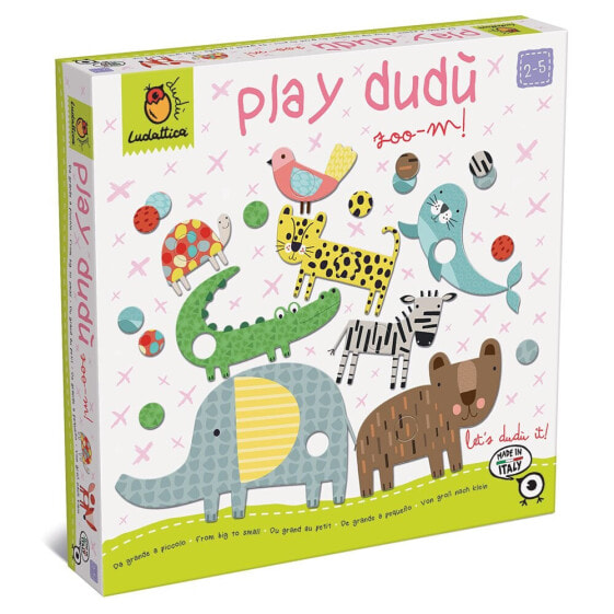 Настольная игра Ludattica Play Dudù Zoo-M! "От большого к маленькому"