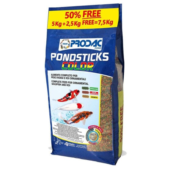 PRODAC Pondsticks Color 4kg Fish Food