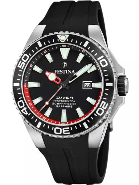 Festina F20664/3 Mens Watch Professional Diver Day-Date 45mm 20ATM