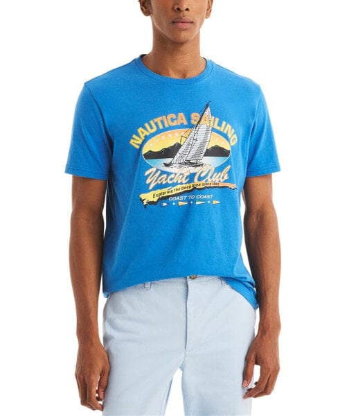 Men's Short Sleeve Yacht Club Graphic T-Shirt