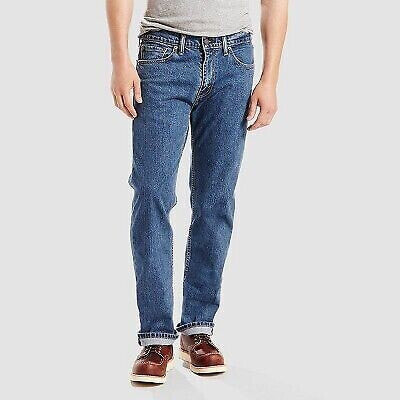 Levi's Men's 505 Straight Regular Fit Jeans - Blue Denim 32x32